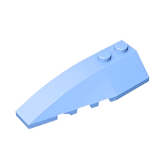 GOBRICKS GDS-744 Wedge 6 x 2 Left - YWOBB