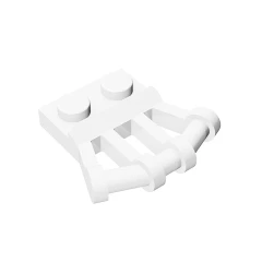 GOBRICKS GDS-771 Modified 1 x 2 with Angled Bar Handles on Side - Closed Ends - YWOBB