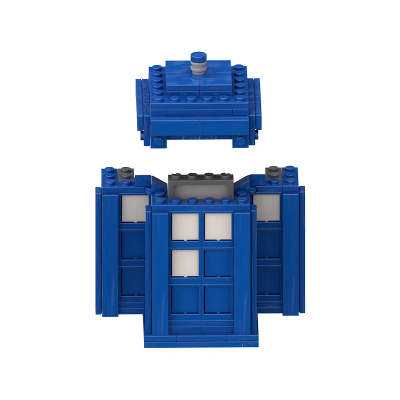 MOC C9095 Doctor Who Phone Booth - YWOBB