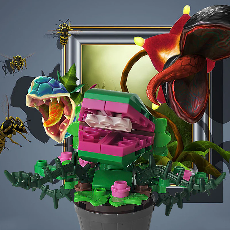 GOBRICKS MOC 89464 Little Shop of Horrors Audrey II - YWOBB