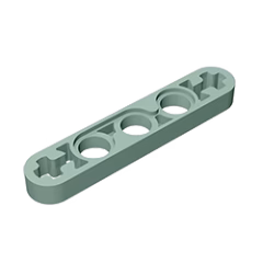 GOBRICKS GDS-691 Liftarm Thin 1 x 5 - Axle Holes - YWOBB