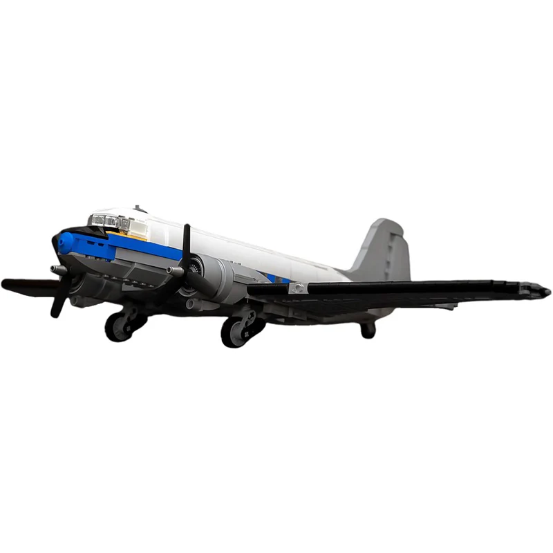 GOBRICKS MOC 132701 A04aDouglas DC-3 Lufthansa1:50-Ultimate Air- & Spacecraft Collection - YWOBB