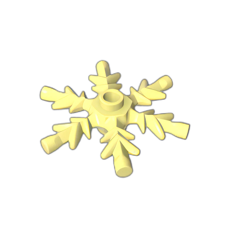 GOBRICKS GDS-M468 4x4 Crystal Ice Snowflake - YWOBB