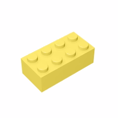 GOBRICKS GDS-542 Brick 2 x 4 - YWOBB