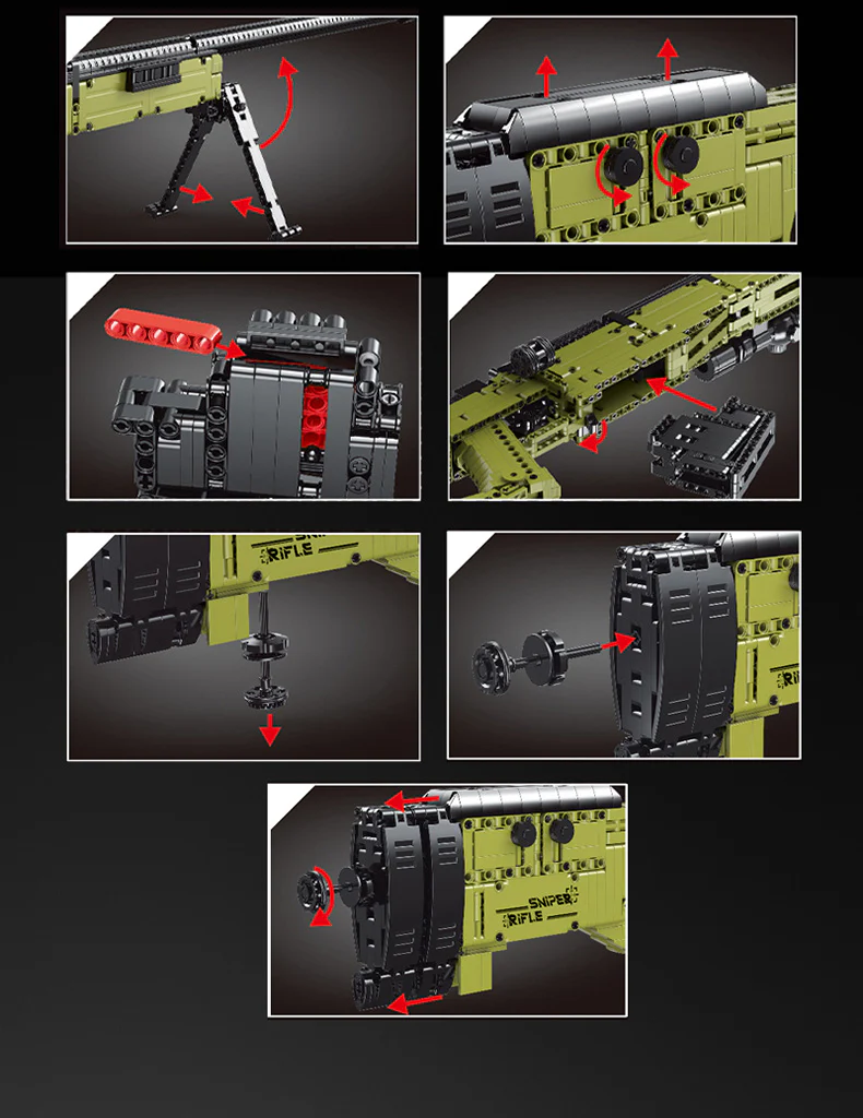 Mould King 14010 AWM Toygun - YWOBB