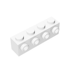 GOBRICKS GDS-637  Modified 1 x 4 with 4 Studs on  Side - YWOBB