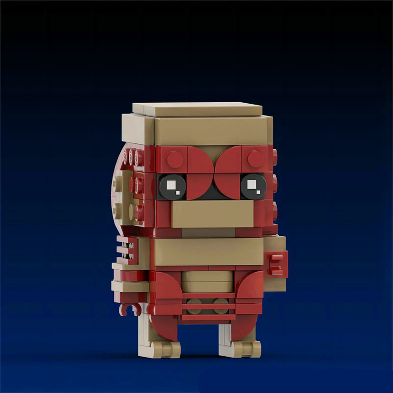 MOC 125950 Punk Eleven (Stranger Things) Custom Brickheadz - YWOBB
