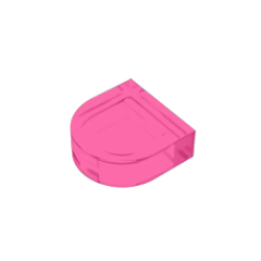 GOBRICKS GDS-1292 Round 1 x 1 Half Circle Extended - YWOBB