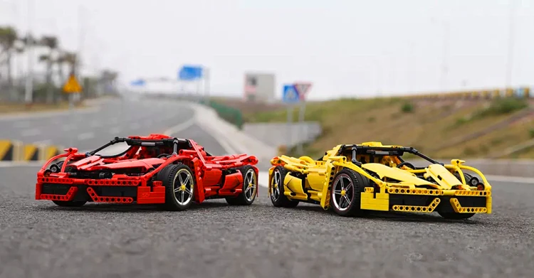 DECOOL 3382A/B Formula Speed Champions Racer Car F1 Enzoed - YWOBB