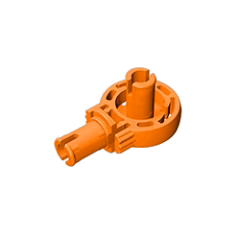 GOBRICKS GDS-1091 Technic Rotation Joint Ball Loop with Two Perpendicular Pins with Friction - YWOBB