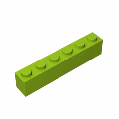 GOBRICKS GDS-535 Brick 1 x 6 - YWOBB
