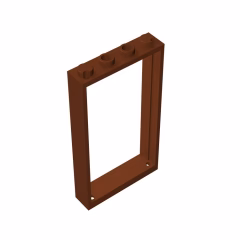 GOBRICKS GDS-874 Frame 1 x 4 x 6 with 2 Holes on Top and Bottom - YWOBB