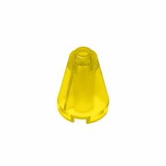 GOBRICKS GDS-746 Cone 2 x 2 x 2 - Open Stud - YWOBB