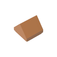 GOBRICKS GDS-M461 Slope 45 1 x 1 x 2/3 Double - YWOBB