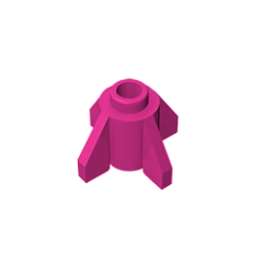 GOBRICKS GDS-1153 Round 1 x 1 with Fins - YWOBB