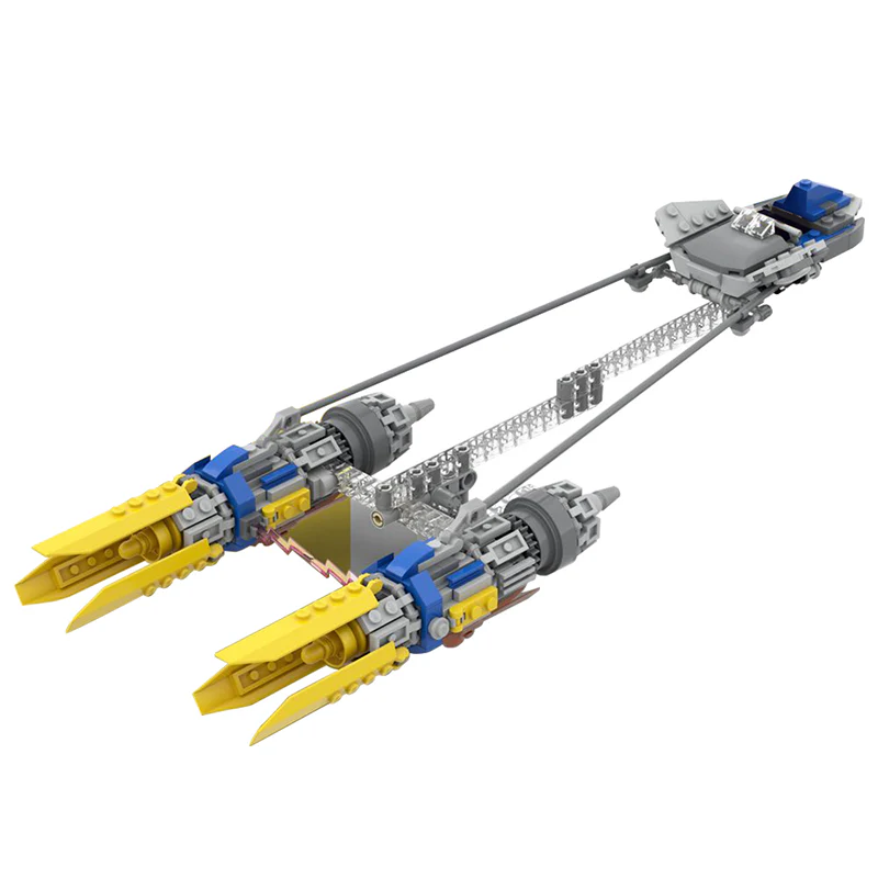 GOBRICKS MOC 56916 Anakin’s Podracer set 75258 MOD - YWOBB