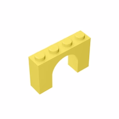 GOBRICKS GDS-680  Arch 1 x 4 x 2 - YWOBB