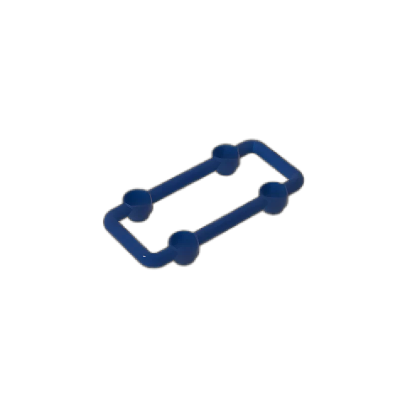 GOBRICKS GDS-90202 Bar 1 x 6 x 3 with 4 Studs - YWOBB