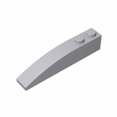 GOBRICKS GDS-655  Curved 6 x 1 - YWOBB