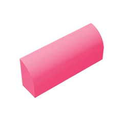 GOBRICKS GDS-863 Curved 1 x 4 x 1 1/3 - YWOBB