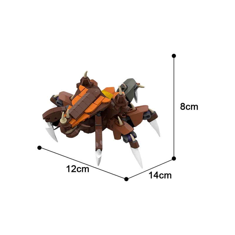 GOBRICKS MOC 162366 Zerg Lurker - YWOBB