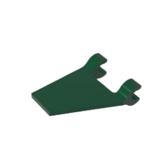 GOBRICKS GDS-895 Flag 2 x 2 Trapezoid - YWOBB