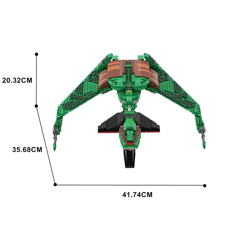 GOBRICKS MOC 146562 Star Trek Klingon - YWOBB