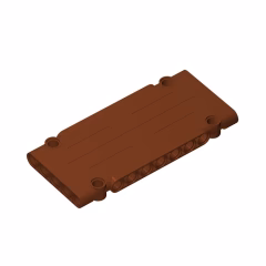 GOBRICKS GDS-1008 Panel Plate 5 x 11 x 1 - YWOBB