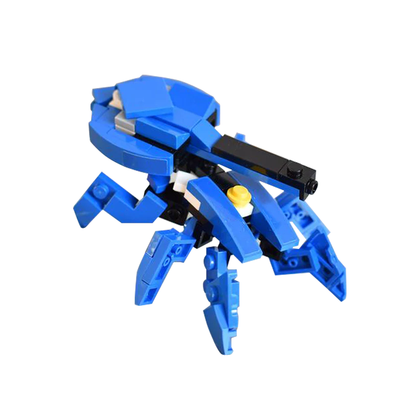 GOBRICKS MOC 140643 Spider robot tank with laser cannon - YWOBB