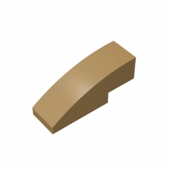 GOBRICKS GDS-657  Curved 3 x 1 - YWOBB