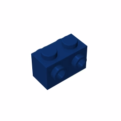 GOBRICKS GDS-648 Modified 1 x 2 with Studs on 2 Sides - YWOBB