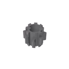 GOBRICKS GDS-1512 Gear 8 Tooth with Dual Face without Friction - YWOBB