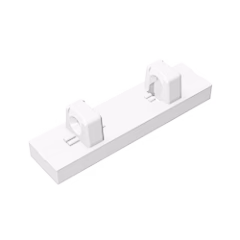 GOBRICKS GDS-1131 Hinge Tile 1 x 4 Locking Dual 1 Fingers on Top - YWOBB