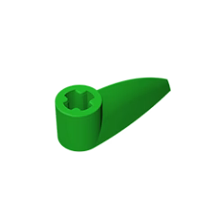 GOBRICKS GDS-1360 Bionicle 1 x 3 Tooth with Axle Hole - YWOBB