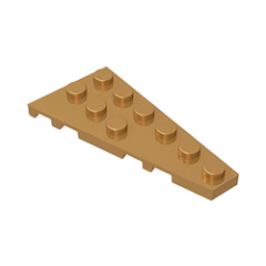 GOBRICKS GDS-550  Plate 6 x 3 Right - YWOBB