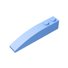 GOBRICKS GDS-655  Curved 6 x 1 - YWOBB