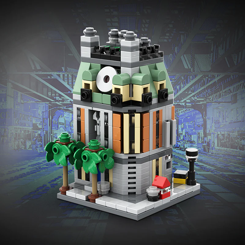 GOBRICKS MOC 115232 Mini Modular 76218 Sanctum Sanctorum - YWOBB