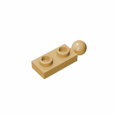 GOBRICKS GDS-852 Modified 1 x 2 with Tow Ball on End - YWOBB