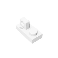 GOBRICKS GDS-824 Hinge Plate 1 x 2 Locking with 1 Finger On Top - YWOBB