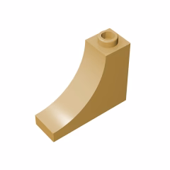 GOBRICKS GDS-857 Arch 1 x 3 x 2 Inverted - YWOBB