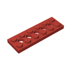 GOBRICKS GDS-698  Plate 2 x 6 with 5 Holes - YWOBB