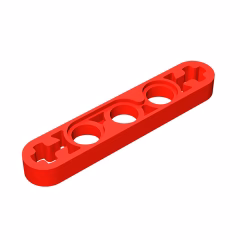 GOBRICKS GDS-691 Liftarm Thin 1 x 5 - Axle Holes - YWOBB