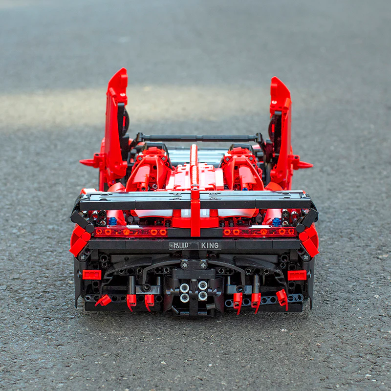 Mould King 13079 RC 1:8 Lamborghini Veneno with LED light kits - YWOBB