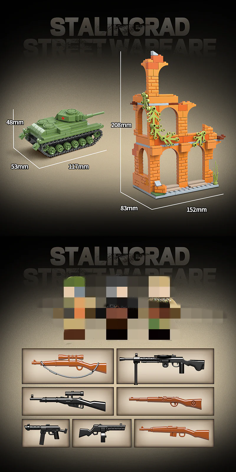 Quan Guan 100114 WWII Stalingrad Street Warfare - YWOBB