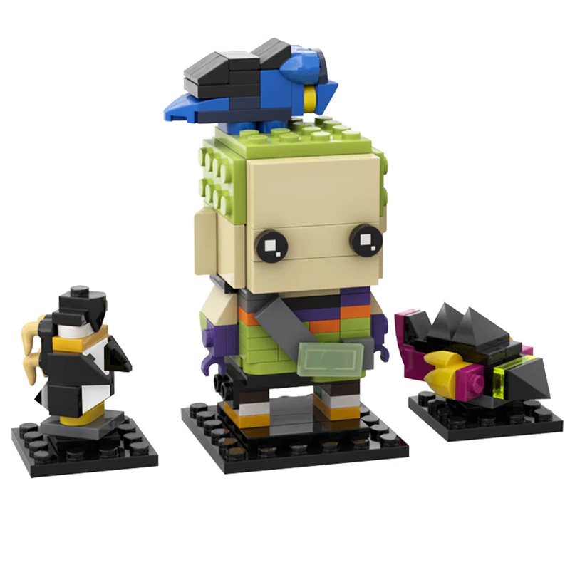 GOBRICKS MOC 141009 VALORANT Gekko Brickheadz - YWOBB