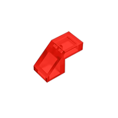 GOBRICKS GDS-1484 Slope 45 2 x 1 with Cutout without Stud - YWOBB