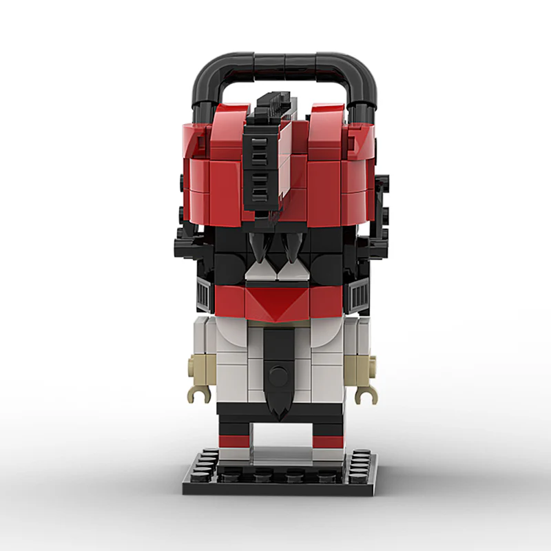 GOBRICKS MOC A0152 Chainsaw Man. Square head - YWOBB
