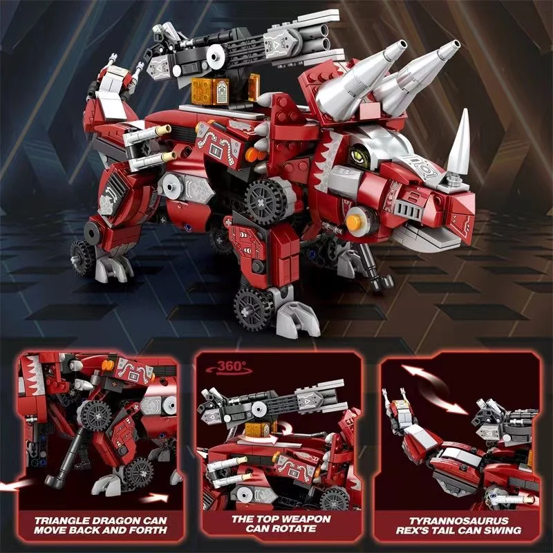 Reobrix 33003 Mecha Dino：Mecha Triceratops - YWOBB