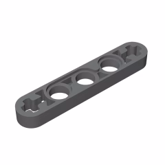 GOBRICKS GDS-691 Liftarm Thin 1 x 5 - Axle Holes - YWOBB