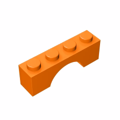 GOBRICKS GDS-681 Arch 1 x 4 - YWOBB